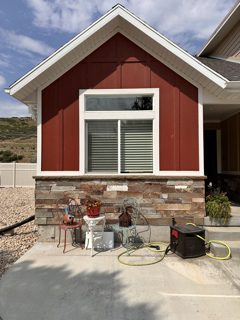 Front patio window cleaning on a residential home Front patio window cleaning on a residential home